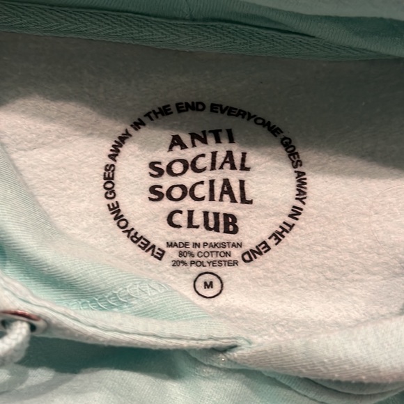 Anti-Social Social club great condition hoodie size medium - Picture 4 of 6